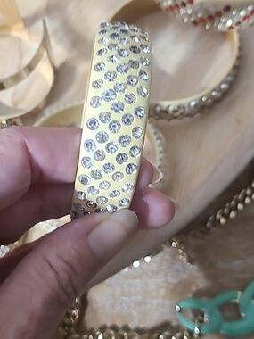 Art Deco Bangle Bracelet Celliloid